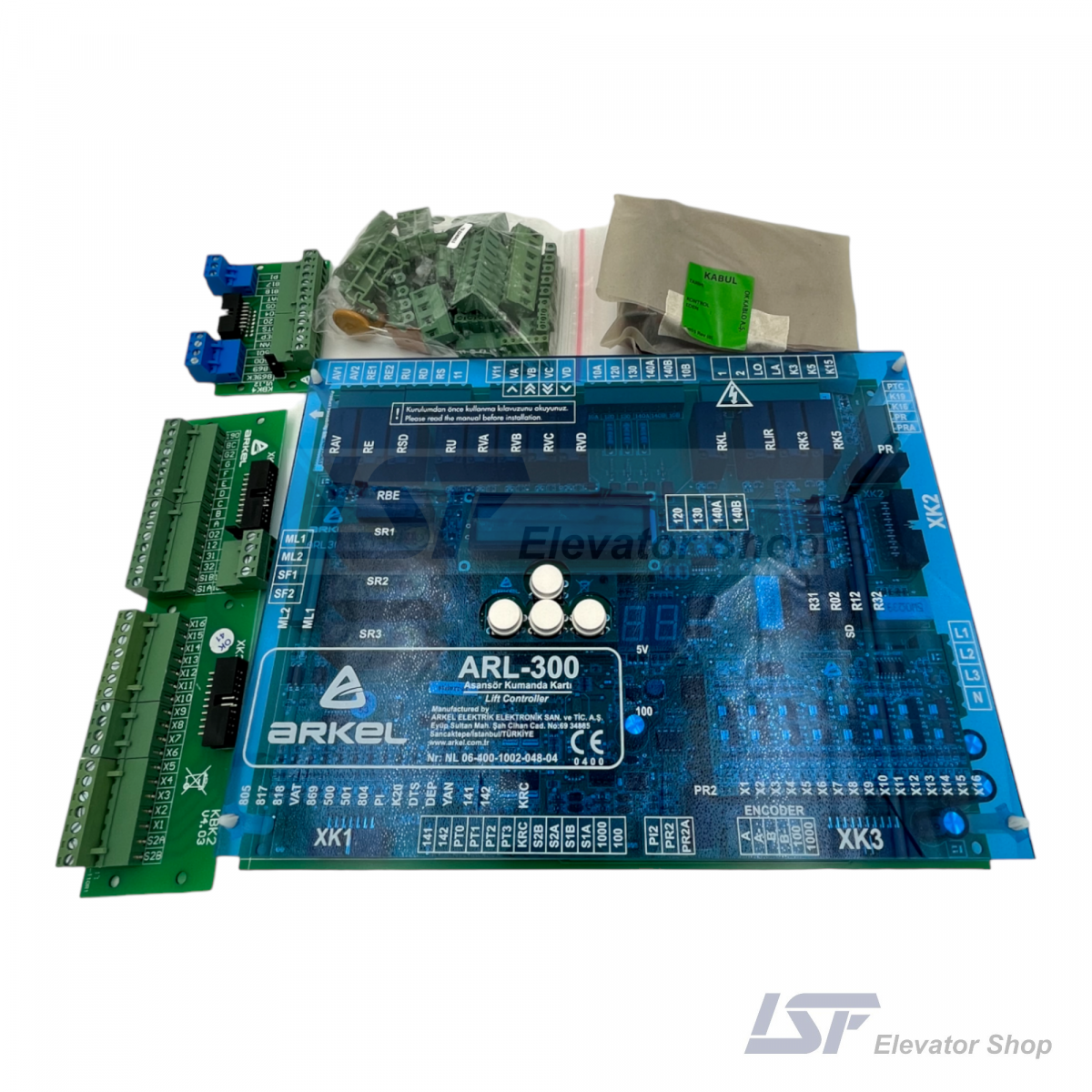 ARL 300 Arkel Elevator / Lift Control Card. ARL-300 with connection equipment. (Control Board for Hydraulic and Rope Lifts)