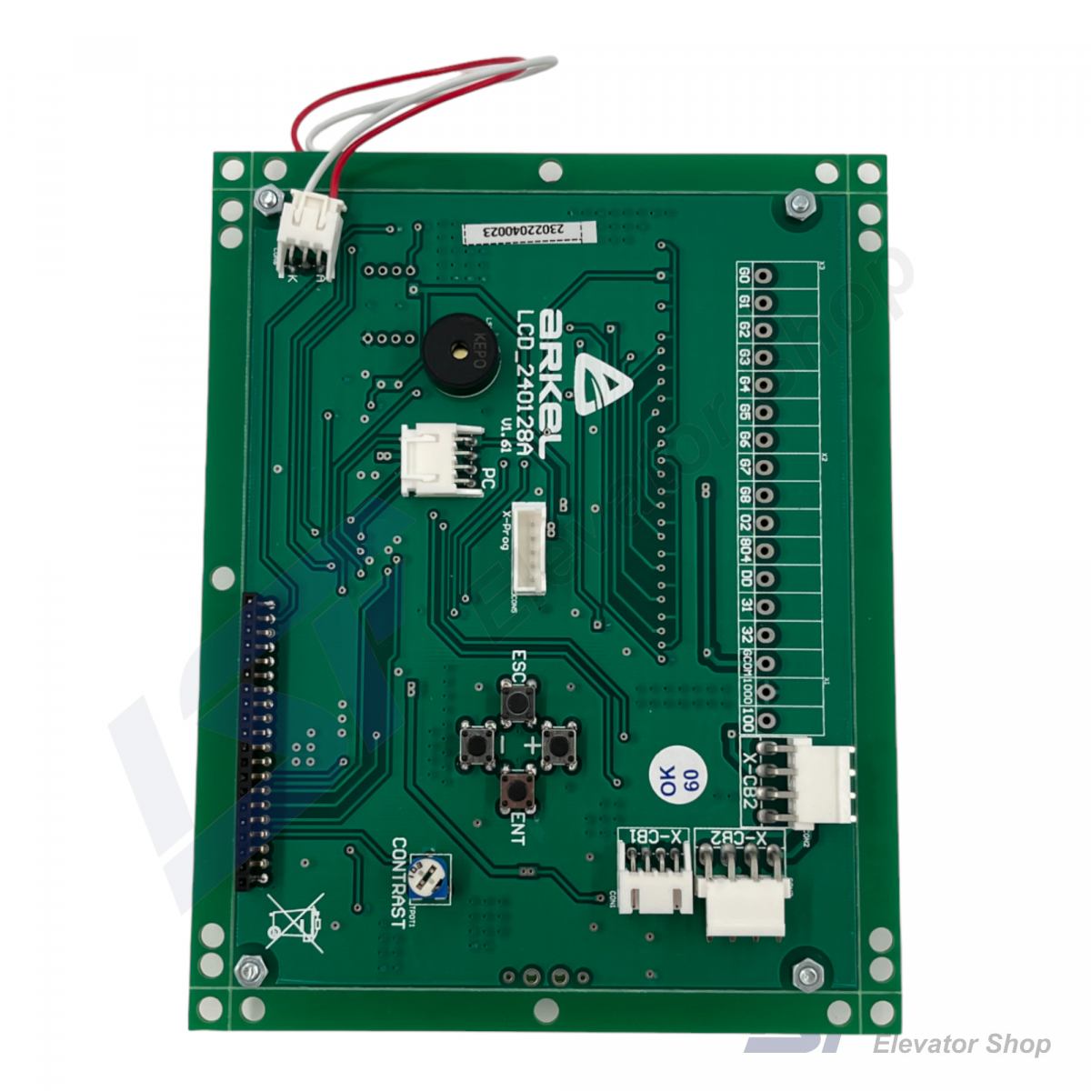 Arkel LCD240X128A-S Indicator Unit (240x128 Pixel 114x64 mm LCD)