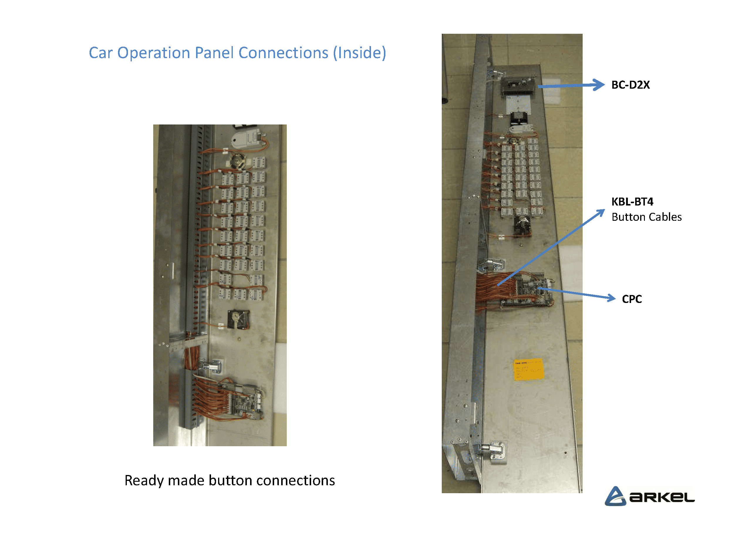 Wiring Diagram Arkel Arcode Car Operation Panel