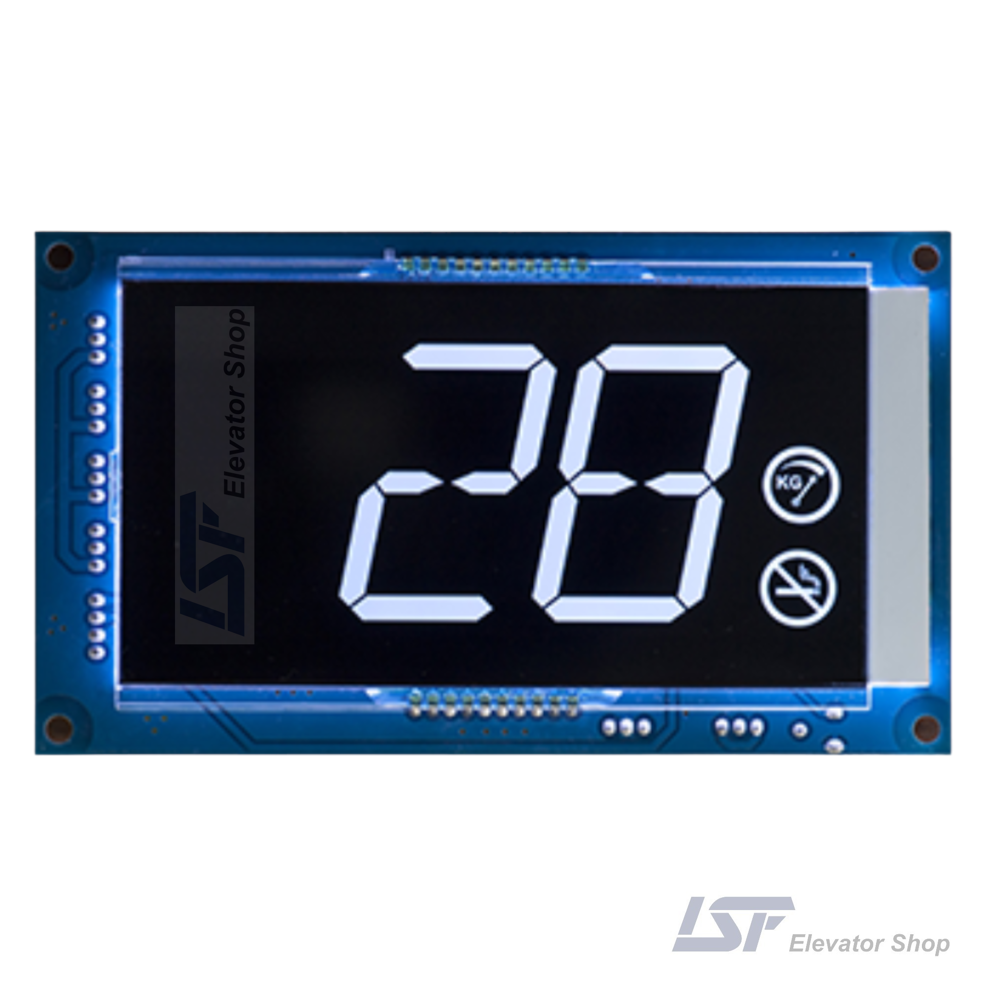 BC-LCD10555 Arkel Landing Call & Indicator Unit (105x55mm RGB LCD Indicator)