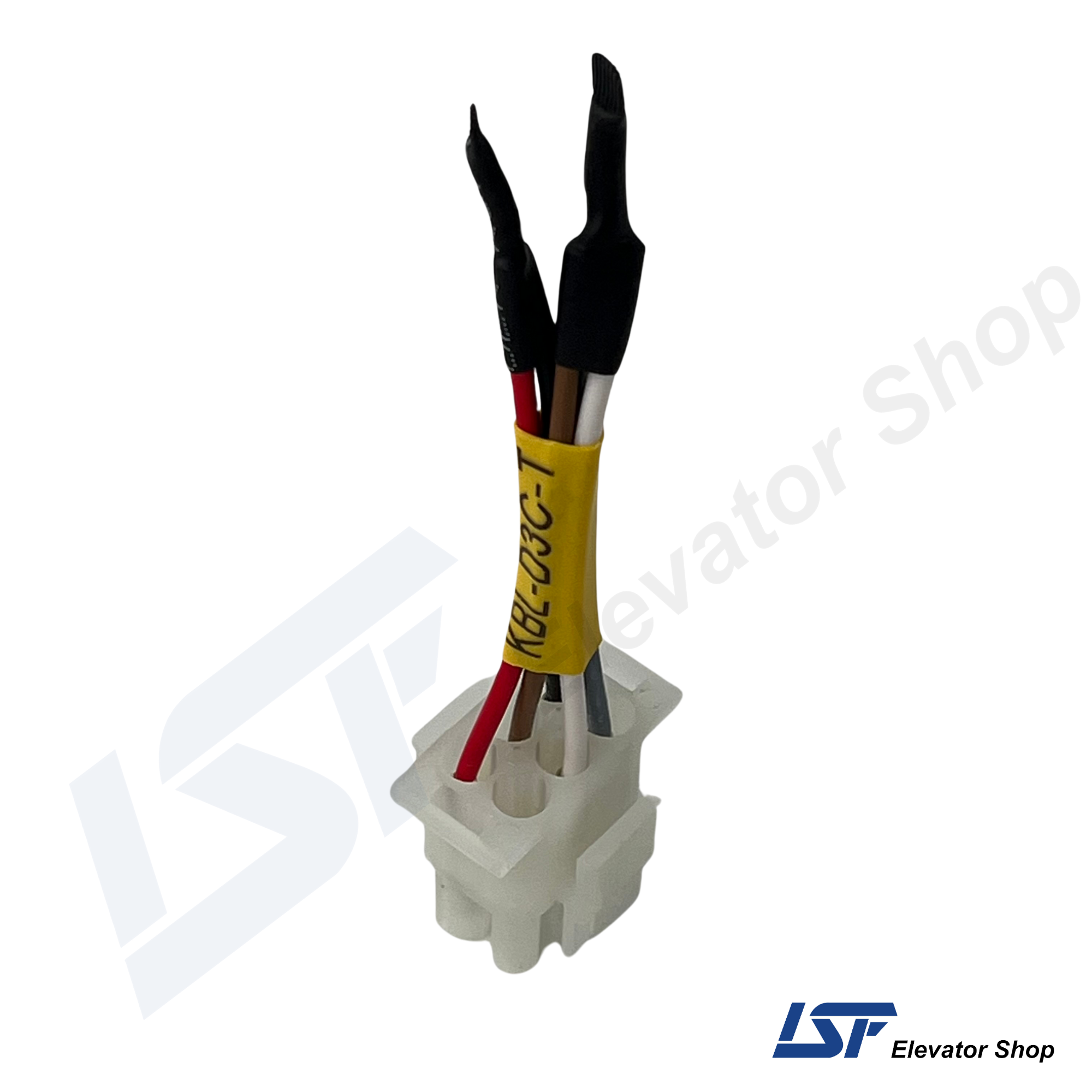 a white electrical device with wires (Arkel KBL-D3C-T Door Contacts Line Terminator)