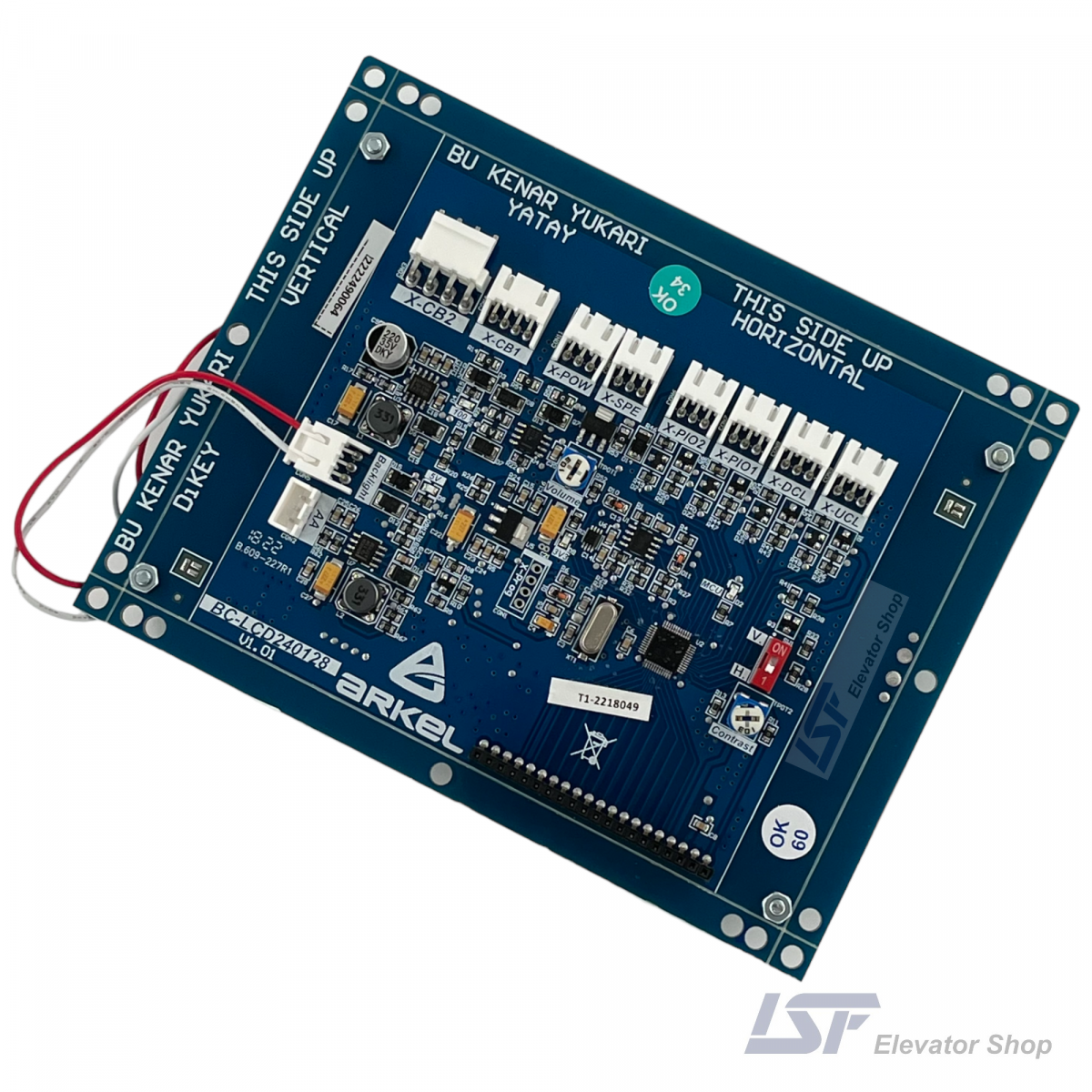 BC-LCD240128 Arkel Landing Call & Indicator Unit (240x128 pixel - 114x64 mm) (4)