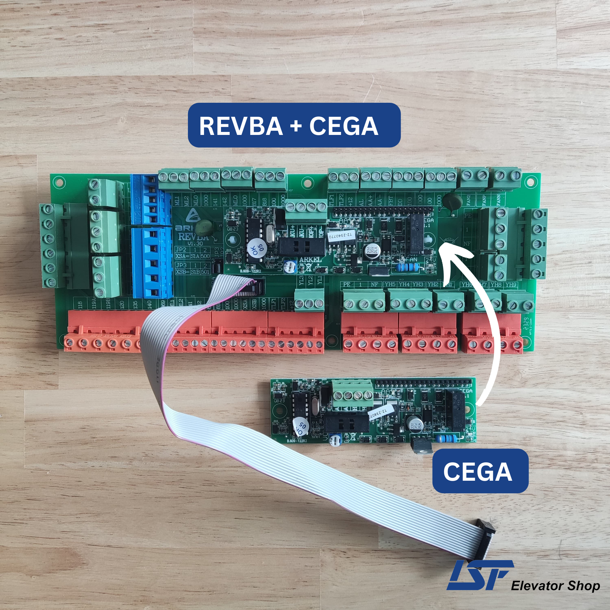 REVBA + CEGA Arkel Control Cart for Elevator Systems